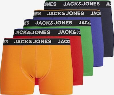 JACK & JONES Boxers em azul / navy / verde / laranja / vermelho, Vista do produto
