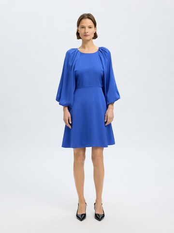 SELECTED FEMME Jurk 'SLFLaurina' in Blauw: voorkant