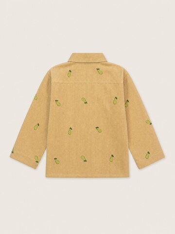 LouieLouie Overgangsjakke 'Elliot ∼ Pear fall embroidery' i beige