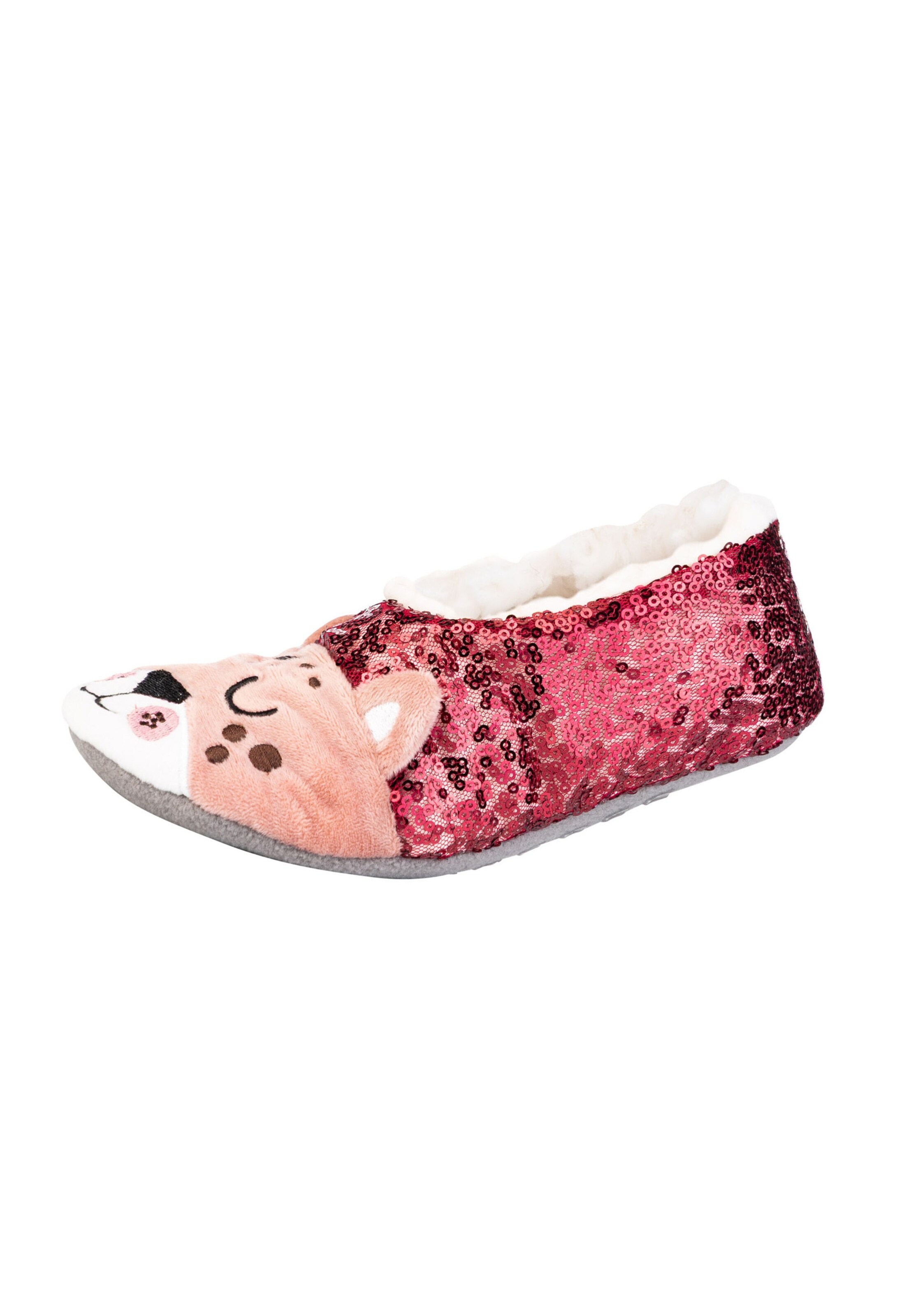 camano Huisschoenen in Roze: zijkant