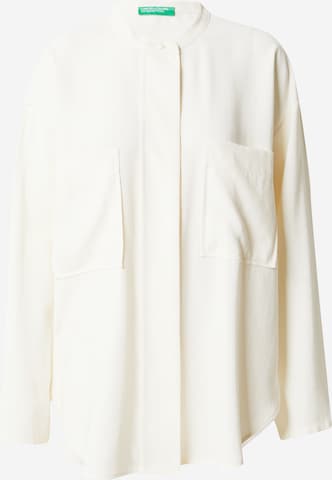 UNITED COLORS OF BENETTON Bluse i beige: forside