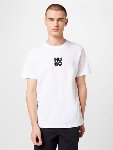 HUGO Red Shirt 'Decali' in White: front