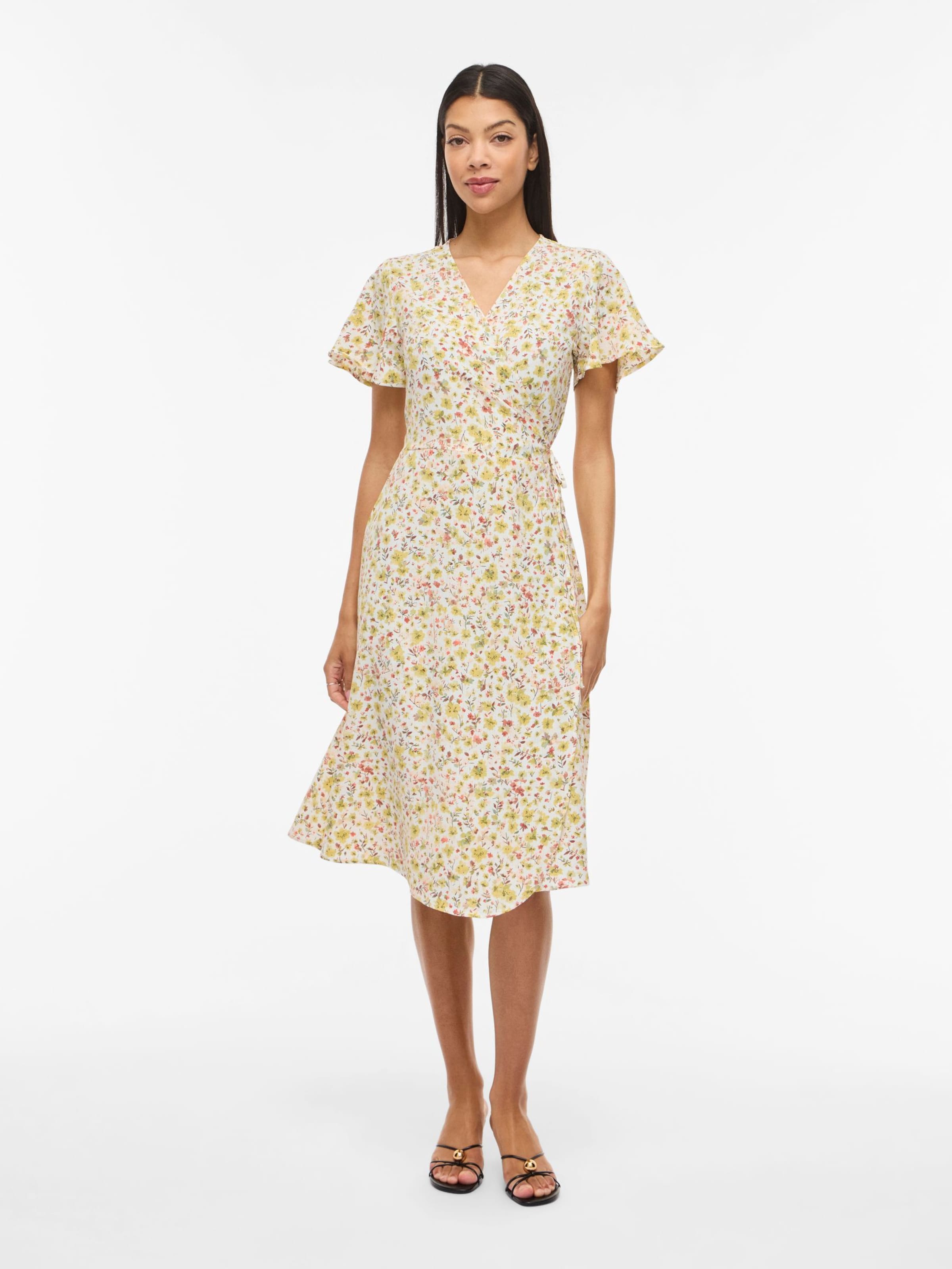 Robe 'VILOVIE' VILA en jaune : devant