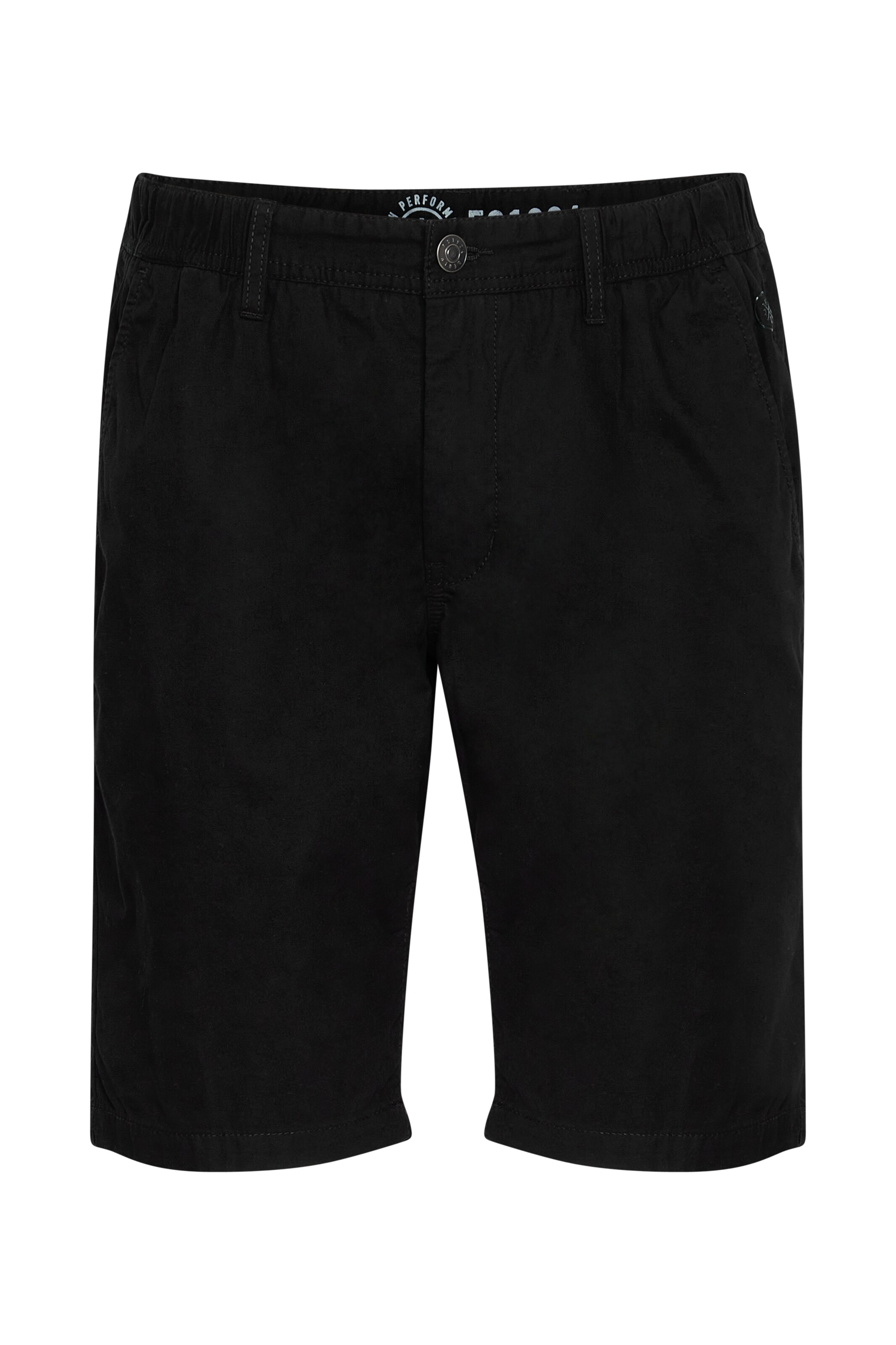 FQ1924 Chino 'Arano' in Zwart: voorkant