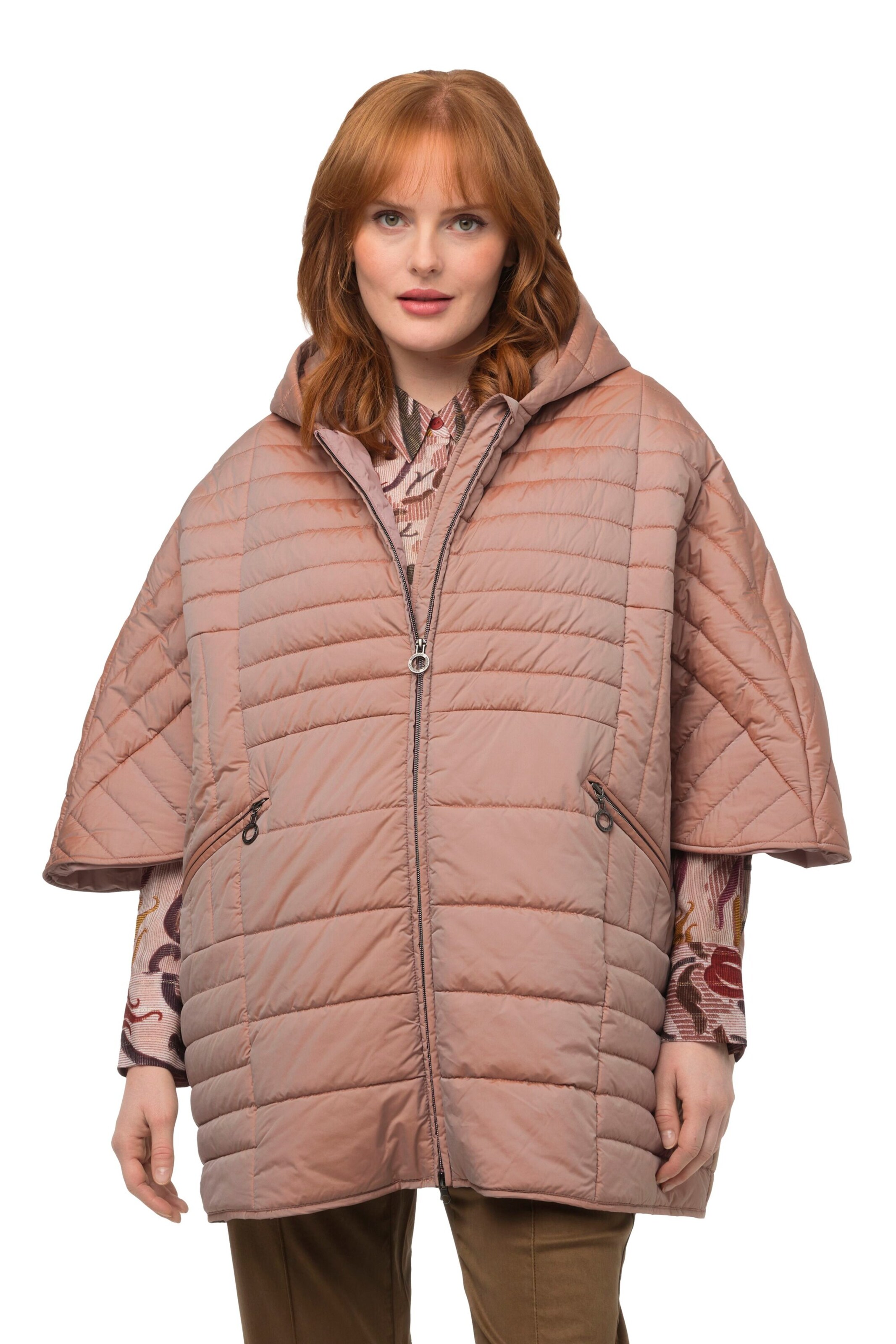 Ulla Popken Tussenjas in Roze: voorkant