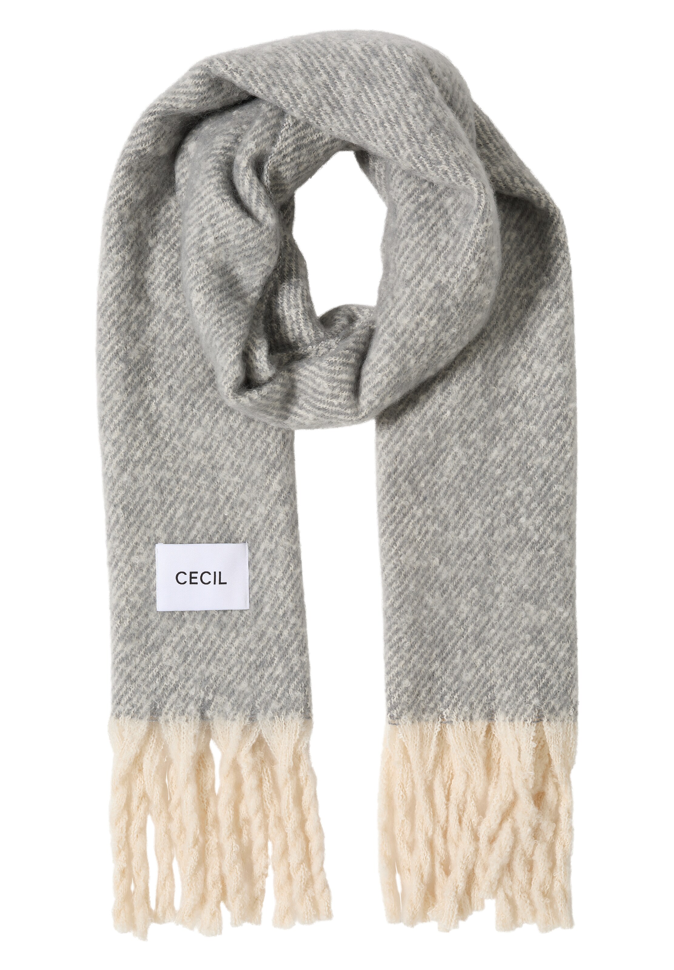 CECIL Scarf in Grey: front