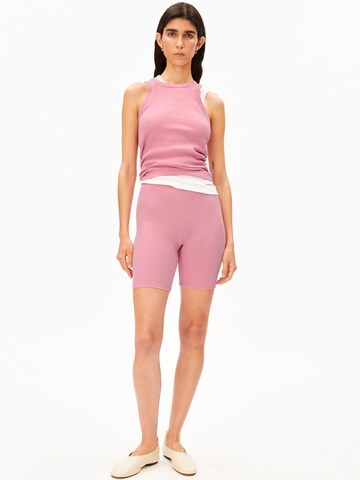Regular Pantalon ARMEDANGELS en rose