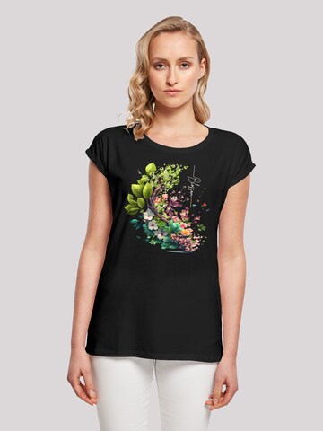 T-shirt F4NT4STIC en noir : devant