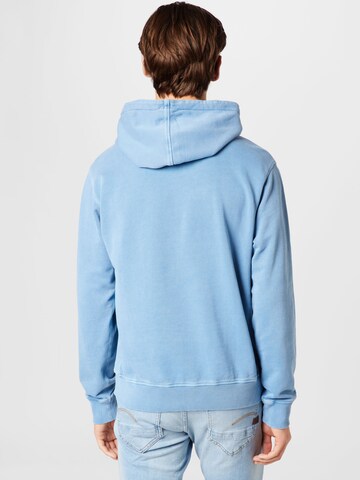 BOSS Orange Sweatshirt 'Wefadehoody' in Blau