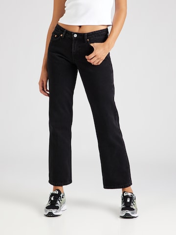 WEEKDAY Regular Jeans 'Arrow' in Black: front