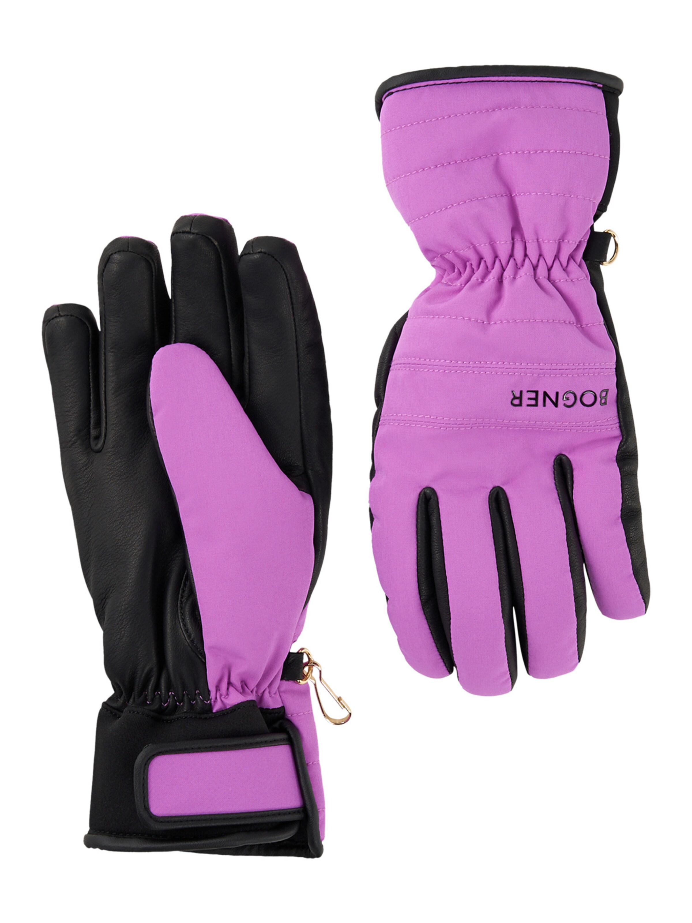 BOGNER Sports gloves 'Cadis' in Purple: front
