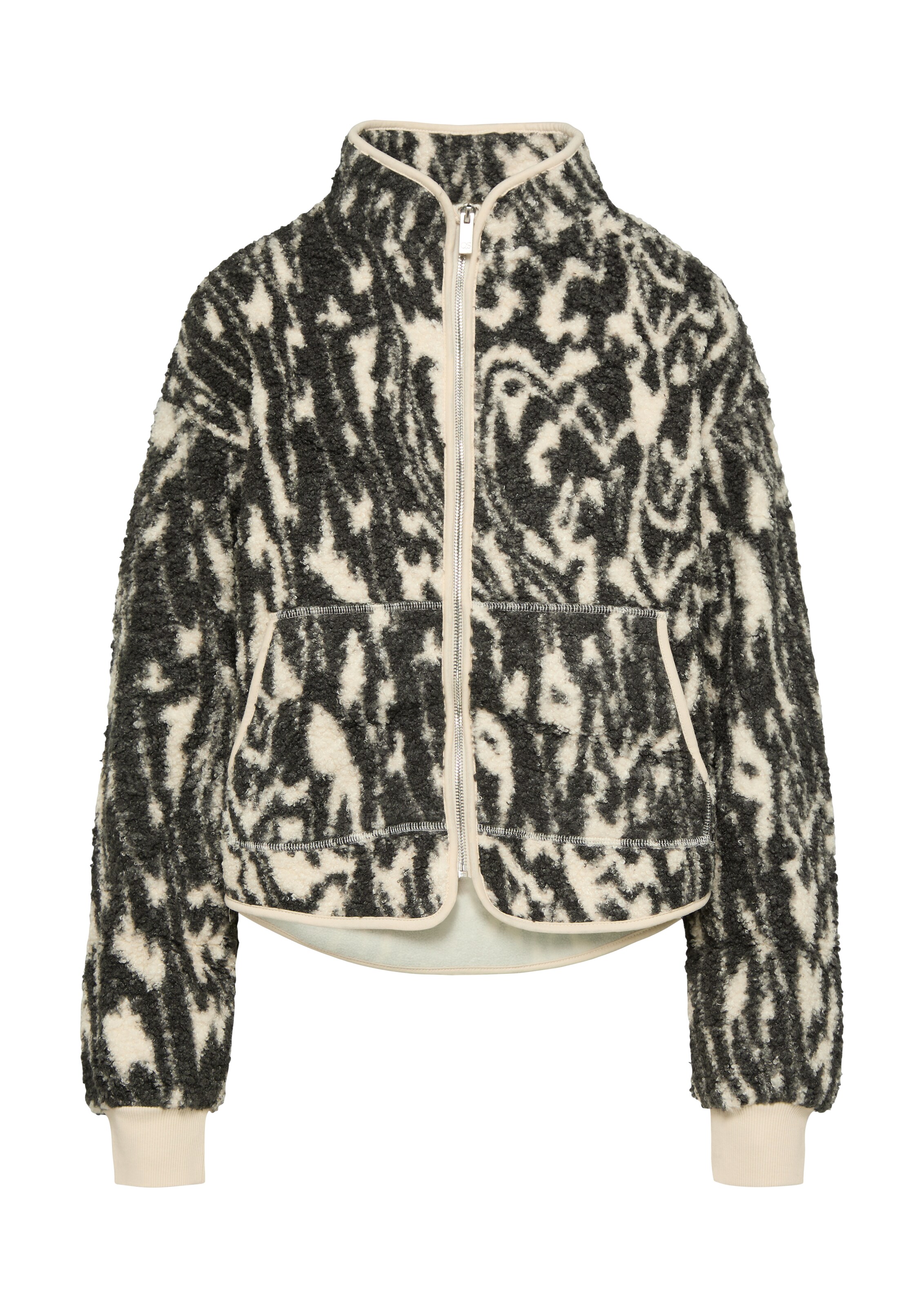 QS Sweatshirt in Grau: Vorderseite