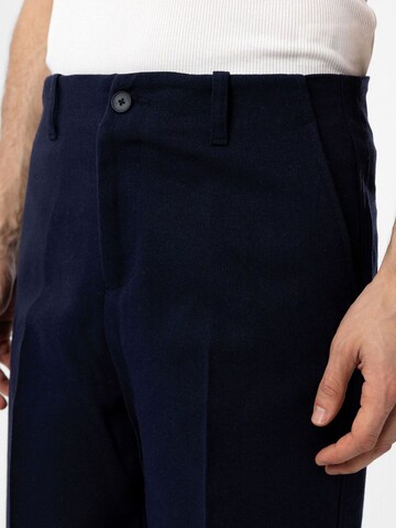 regular Pantaloni con piega frontale 'Marcel' di Antioch in blu