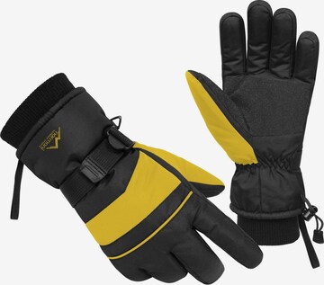 normani Full Finger Gloves ' Snowguard ProTect II ' in Yellow