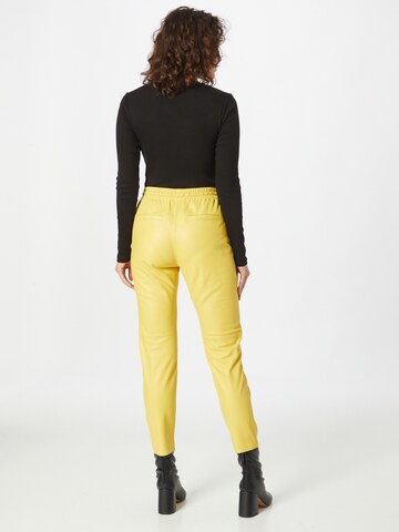 OAKWOOD Slimfit Kalhoty 'GIFT' – žlutá