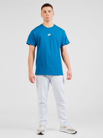 mėlyna Nike Sportswear Marškinėliai 'CLUB'