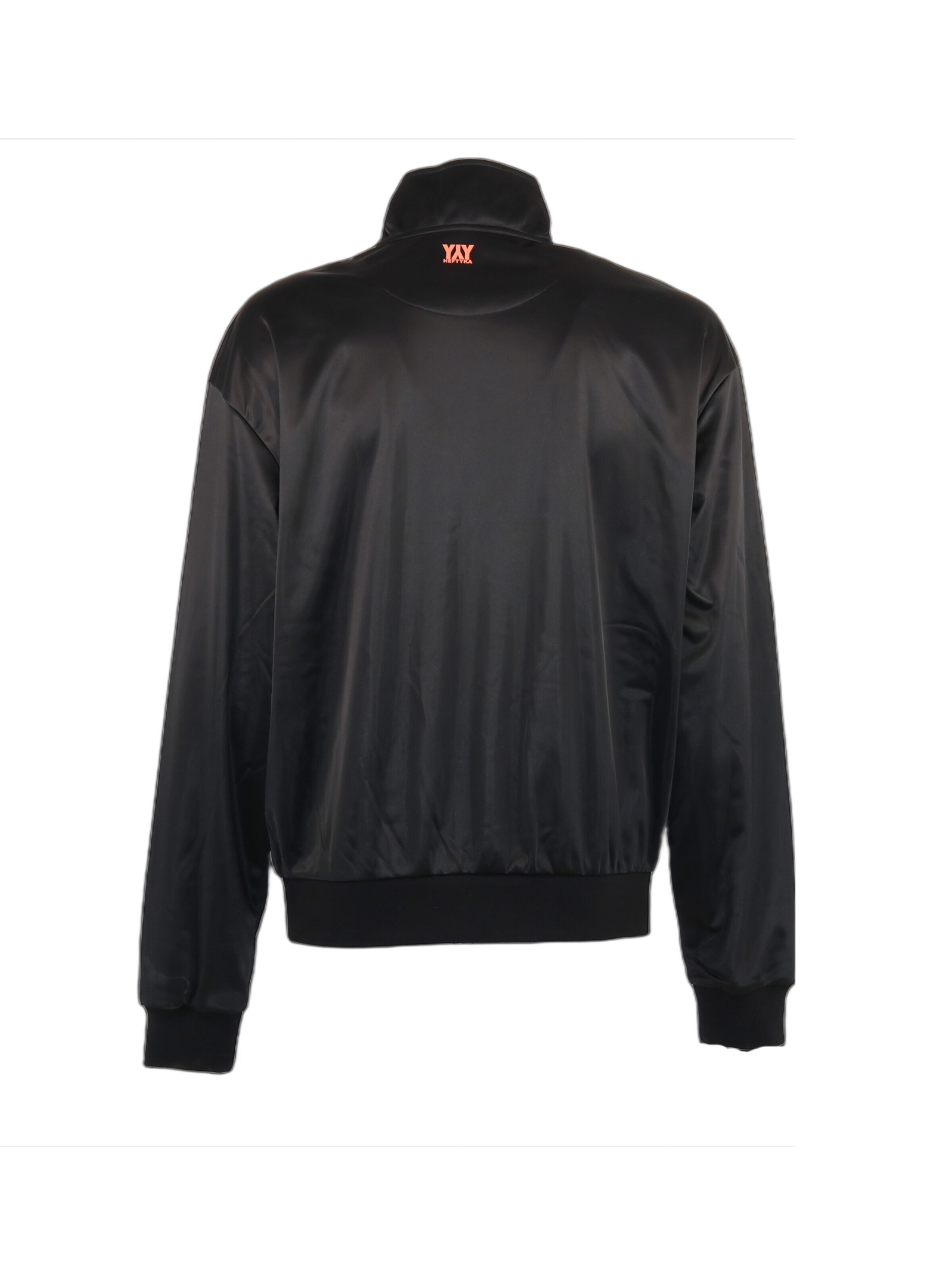 HEFTYKA Athletic Jacket 'TRACK JACKET OR' in Black