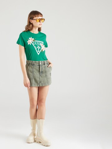 GUESS - Camisa 'ZOEY' em verde