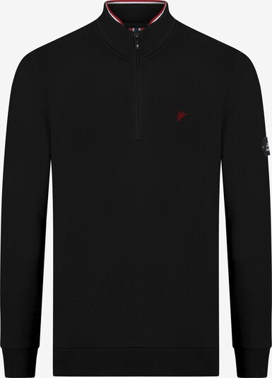 DENIM CULTURE Sweatshirt 'SANTIAGO' em preto, Vista do produto