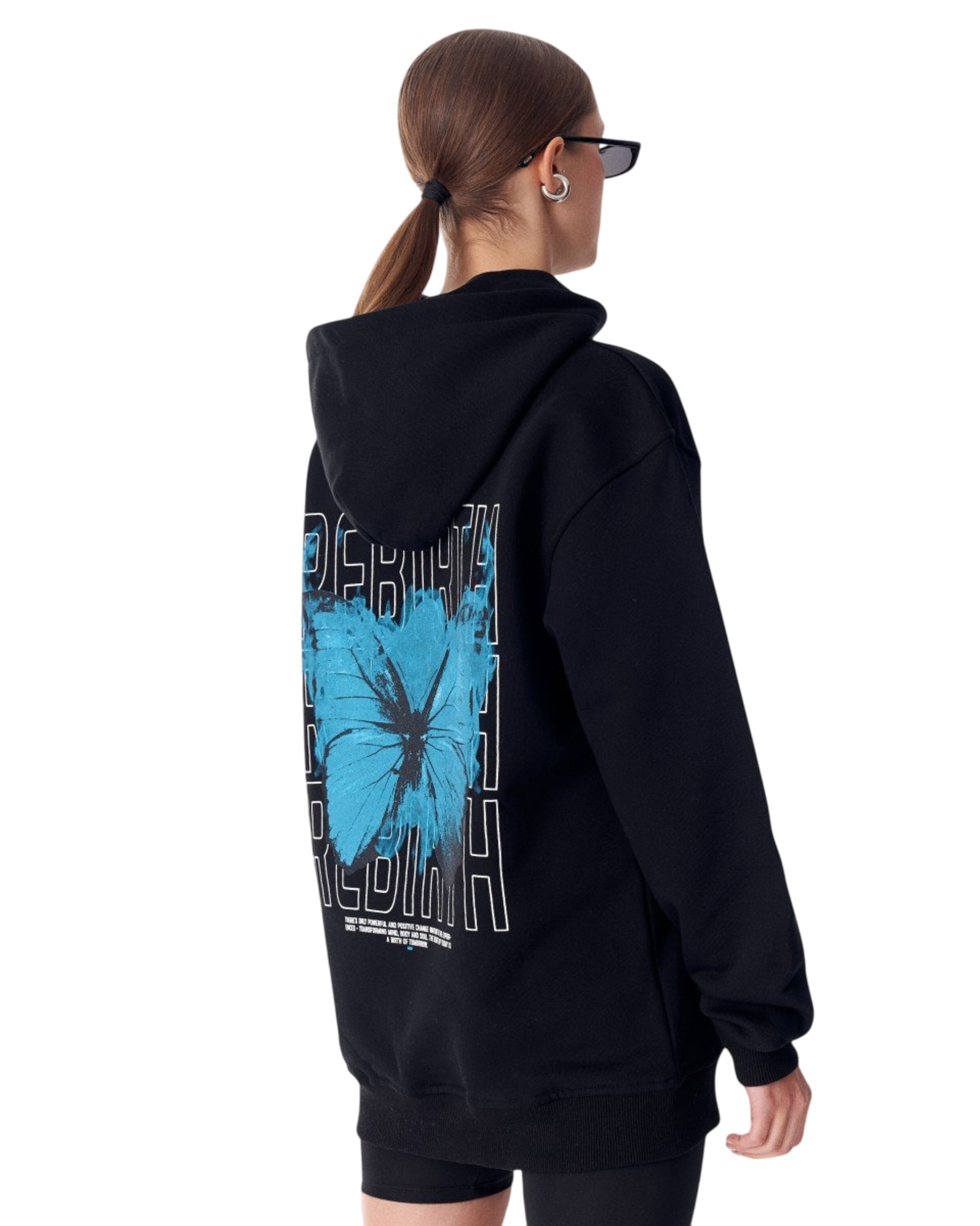 MARTIN VALEN Sweatshirt in Zwart