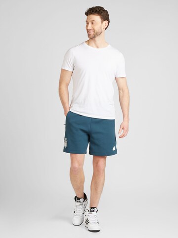 ADIDAS PERFORMANCE Loosefit Urheiluhousut 'Italy Travel' värissä sininen