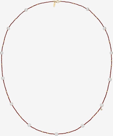 Giorgio Martello Milano Ketting in Rood: voorkant