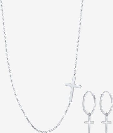 ELLI Jewelry Set in Silver: front