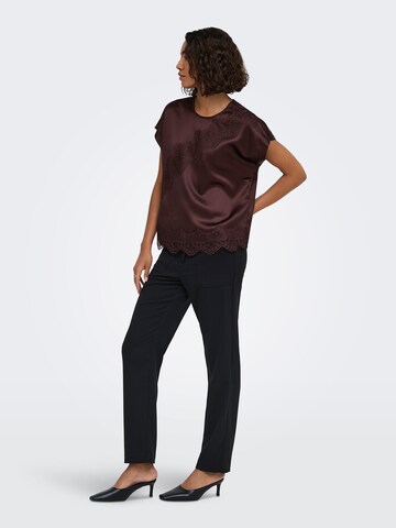 ONLY - Blusa 'ONLBELLA' en marrón