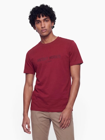 T-Shirt ANTONY MORATO en rouge : devant