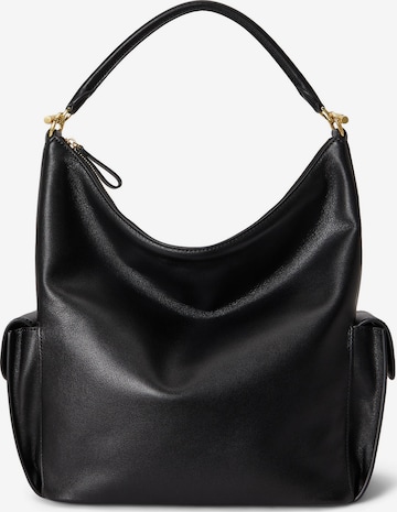 Lauren Ralph Lauren - Mala de ombro 'BLAIKE' em preto: frente