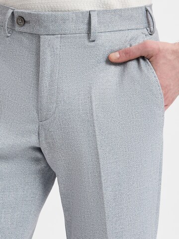 Finshley & Harding London Slim fit Pleated Pants 'Hoxdon' in Grey