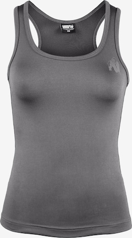 Top 'Indianapolis' di Gorilla Wear in grigio: frontale