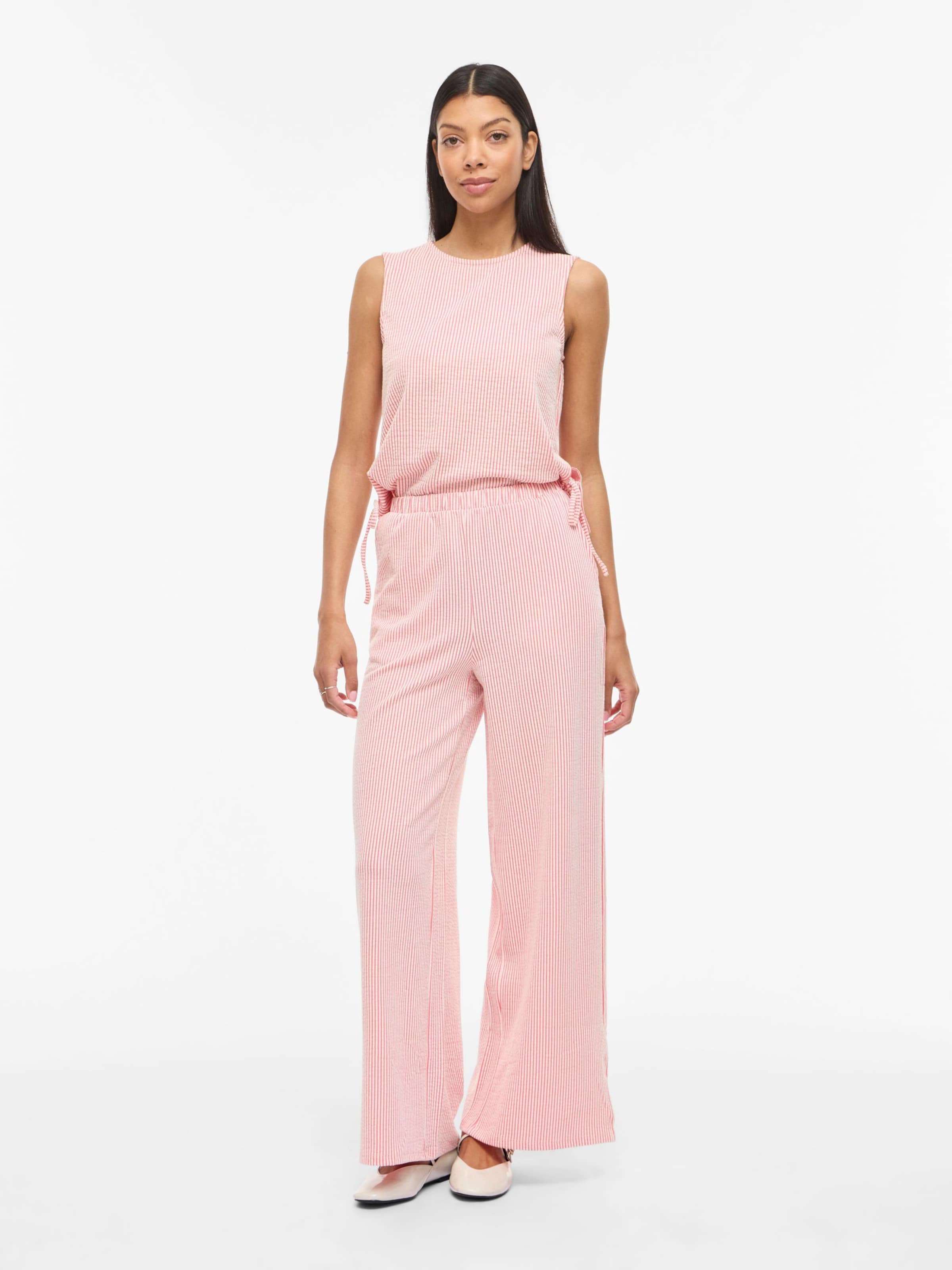 Wide leg Pantaloni di VILA in rosso