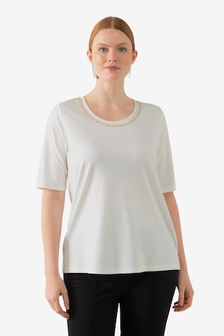 Ulla Popken Shirt in Wit: voorkant