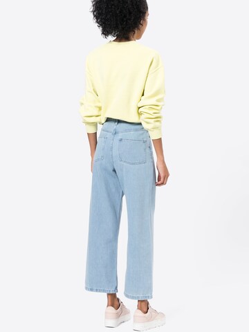 Vintage Supply Wide Leg Jeans in Blau