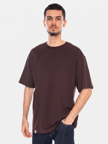 T-Shirt 'Oversize Basic TS Coffee Bean' EDWIN en marron