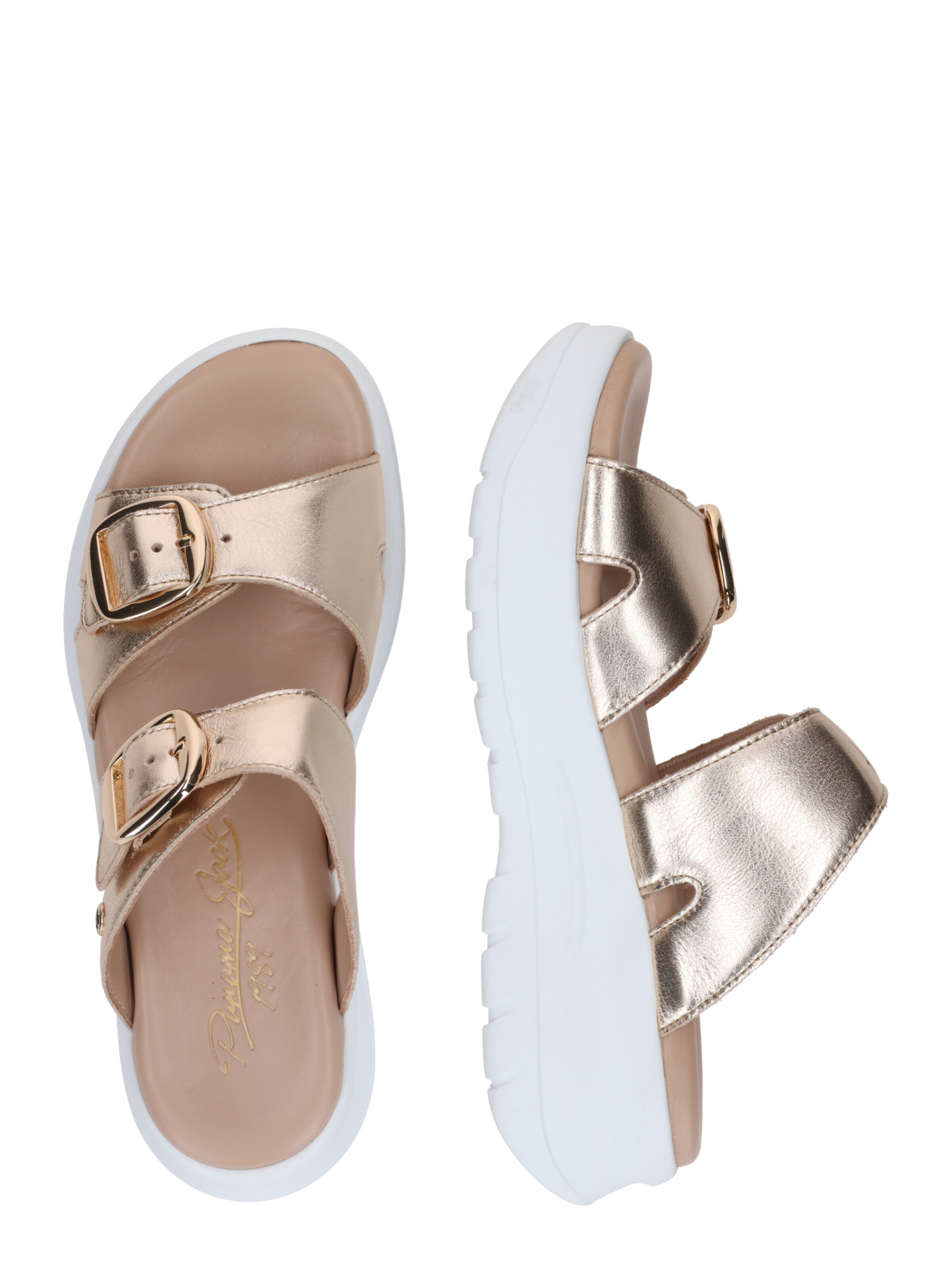 PANAMA JACK Mule 'Navia' in Gold