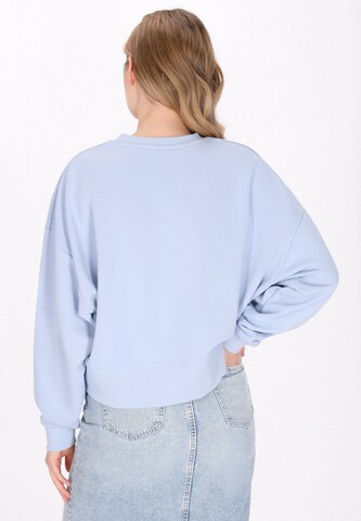 MYMO Sweatshirt 'Back to School' in Blauw