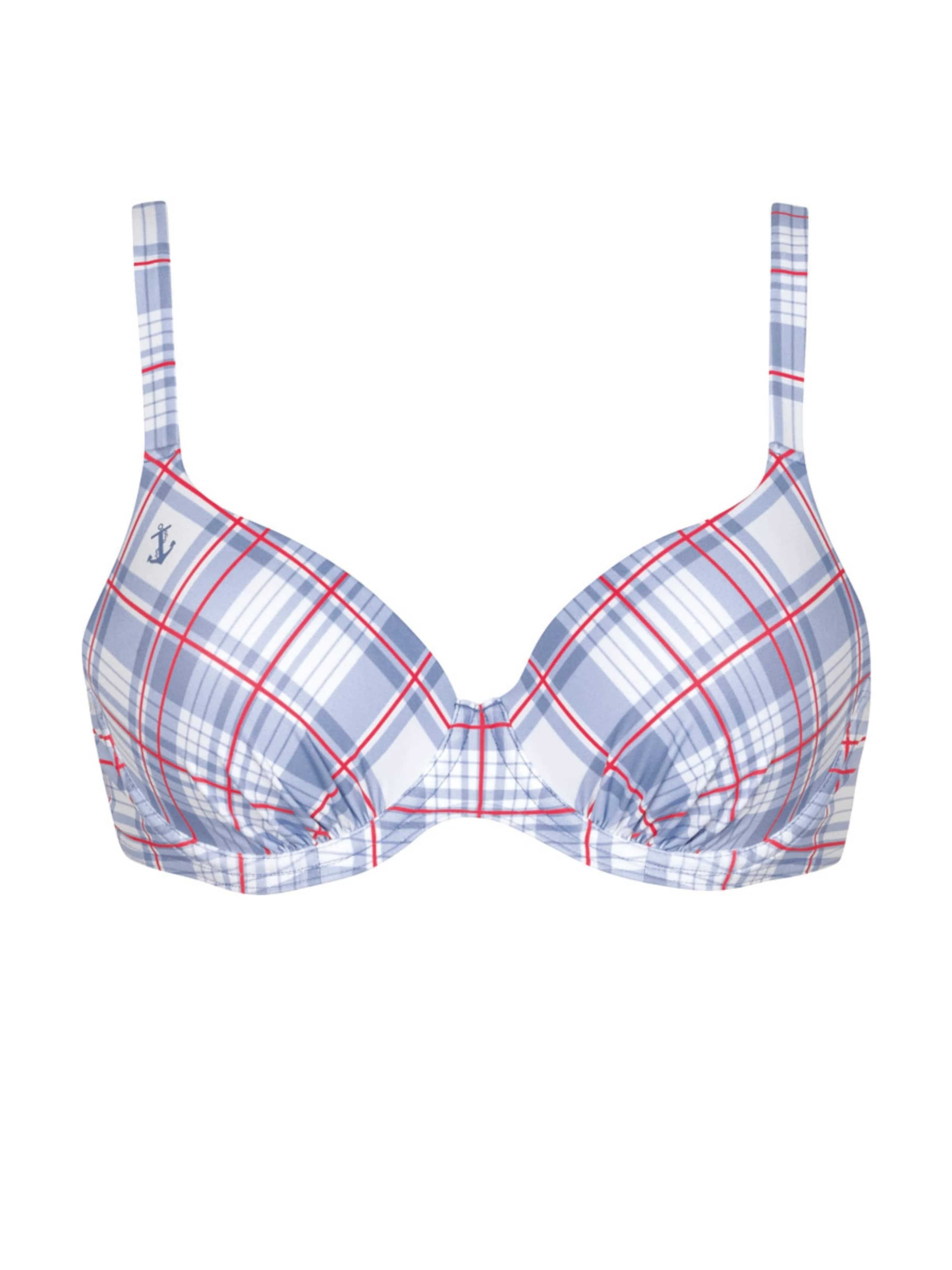 OLYMPIA T-shirt Bikinitop in Wit: voorkant