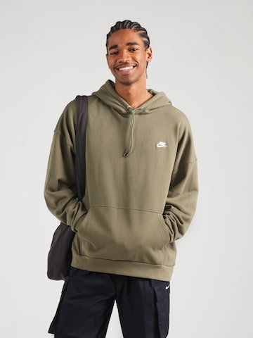 Nike Sportswear Свитшот 'CLUB' в Зеленый: спереди