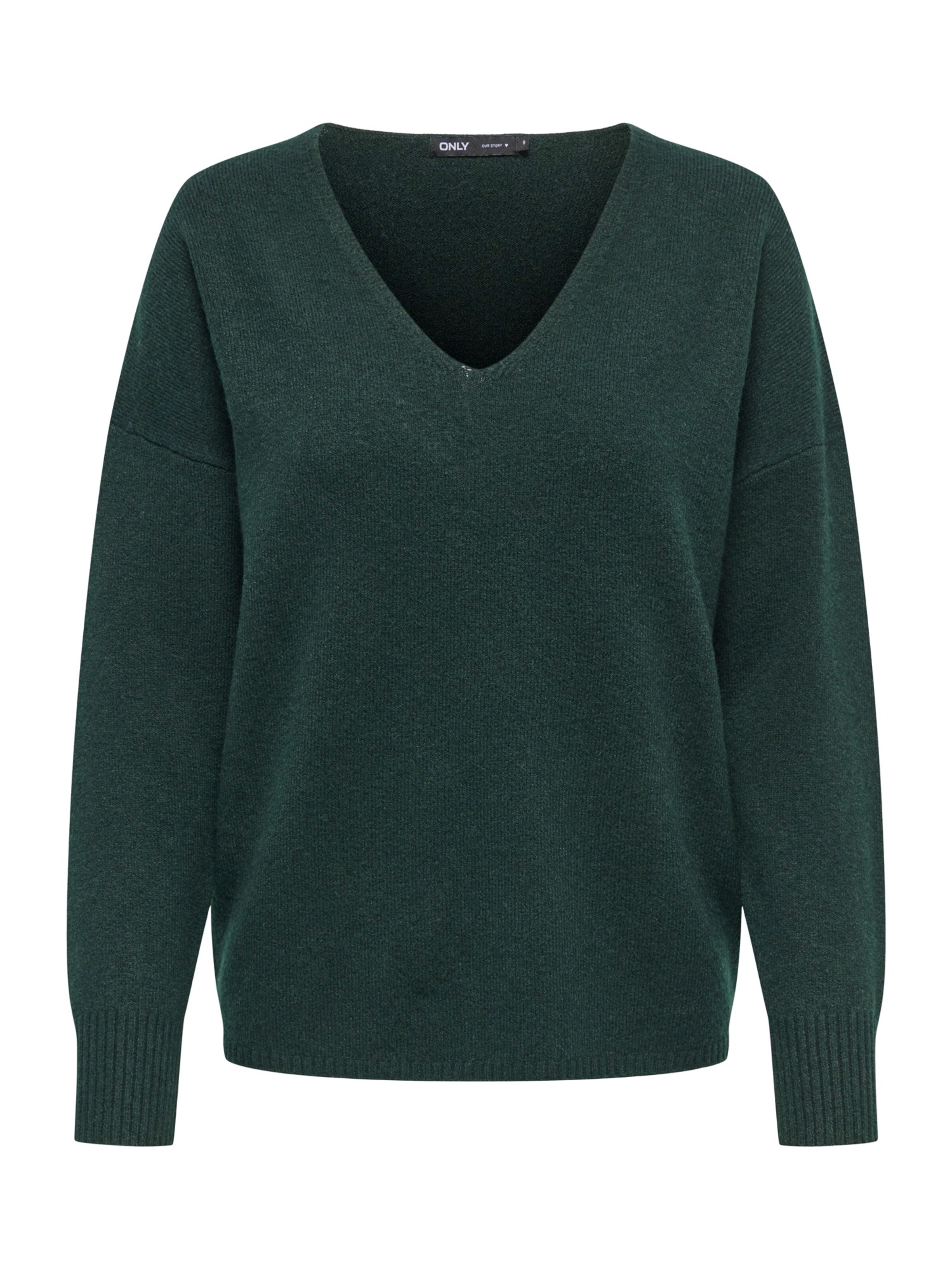 ONLY Pullover 'ONLRICA' in Grün: Vorderseite