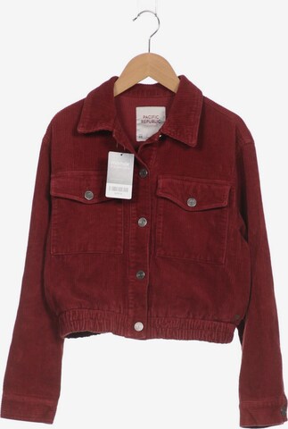 Pull&Bear Jacke XS in Rot: predná strana