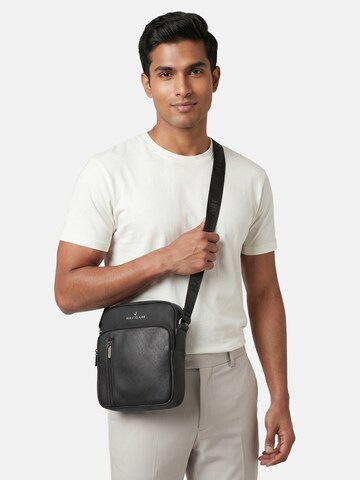 Borsa a tracolla 'Borsa a Tracolla Uomo Navigare Poliestere Chiusura Zip' di Navigare in nero