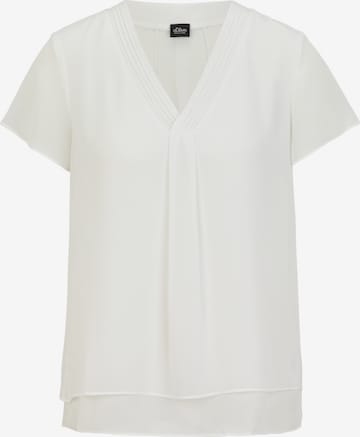 s.Oliver BLACK LABEL Blouse in Wit: voorkant