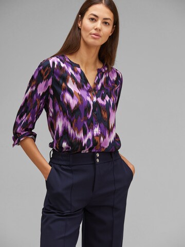 STREET ONE Blouse in Lila: voorkant