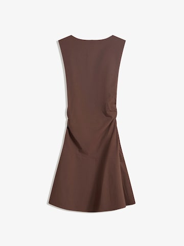 Bershka Dress in Brown