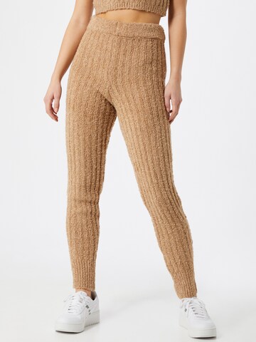 Miss Selfridge Skinny Broek in Beige: voorkant