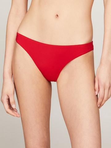 TOMMY HILFIGER Bikini Bottoms in Red: front