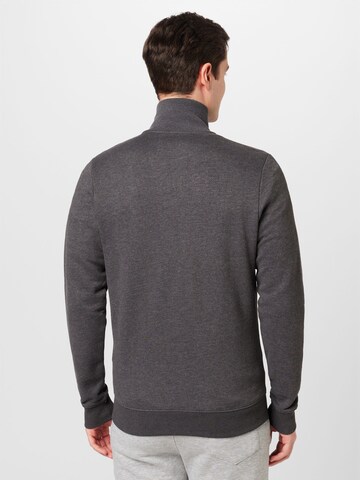 TOM TAILOR Zip-Up Hoodie in Grey