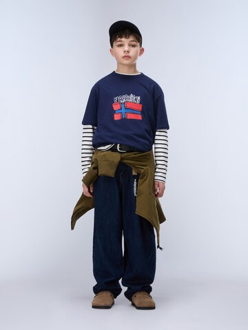 T-Shirt 'ALBEDO' NAPAPIJRI en bleu